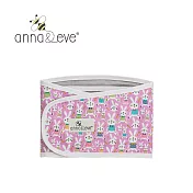 Anna&Eve 美國 嬰兒 舒眠包巾/肚圍 S號 - 純棉款-兔子農場紫色