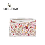 Anna&Eve 美國 嬰兒 舒眠包巾/肚圍 L號 - 純棉款-動物俱樂部白色