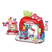 QMAN 啟蒙積木 KEEPPLAY 三麗鷗 商店街系列 Hello kitty 蝴蝶手作坊