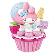 QMAN 啟蒙積木 KEEPPLAY 三麗鷗 杯子蛋糕系列 美樂蒂