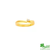 幸運草金飾 值得黃金女戒指