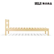 【MUJI 無印良品】松木床架/Q寬163x深201.5x高74cm(床面高31cm/床下高20cm)