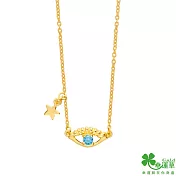 幸運草金飾 真知之眼黃金項鍊