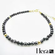 【HERA 赫拉】極細黑碧璽金珠手鍊 J111062001 黑碧璽