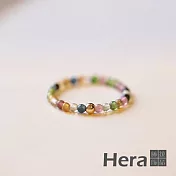 【HERA 赫拉】彩虹碧璽戒指 H111040703 彩虹碧璽