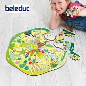 【德國Hape】beleduc貝樂多 學習拼圖-野生動物