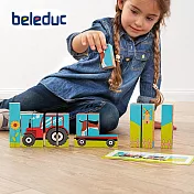 【德國Hape】beleduc貝樂多 積木拼圖-農場