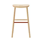 Maruni T&O O3 Stool High 高腳凳 （楓木、紅色鋼腳）