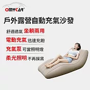 【OMyCar】戶外露營自動充氣沙發(電動充氣沙發/露營沙發/車宿充氣床/快速抽充/居家戶外兩用沙發)