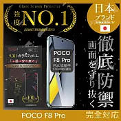 POCO F8 Pro 日規旭硝子玻璃保護貼 (全滿版 黑邊)  INGENI徹底防禦