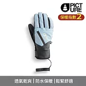 Picture 女防水滑雪手套 Kakisa Gloves/GT0186 (XS-L) S 淺藍-黑