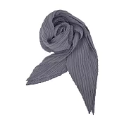 ISSEY MIYAKE 三宅一生 PP 寬摺疊圍巾(多色選)- 灰色
