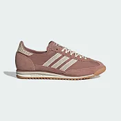 Adidas 愛迪達 SL 72 OG W [JQ5157] 女 運動休閒鞋 德訓鞋 復古鞋 麂皮 穿搭 乾燥玫瑰粉 22.5cm 棕/白