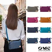 【OMC】出國旅行必備!輕盈貼身防盜手腕包斜背包(共8色) 玫紅