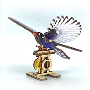 Fuumas 立體可動木質拼圖－台灣藍鵲