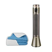 【SONGEN松井】AI自動變頻噴霧水潤石墨烯陶瓷電暖器/暖氣機/電暖爐(SG-818NP加贈石墨烯機能被)