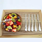 KIYODO 304不鏽鋼點心叉-6入x6組