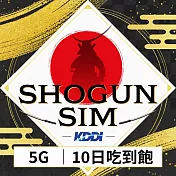 【GLOBAL WiFi】日本KDDI上網SIM卡 原生5G 支援ChatGPT 10日方案 高速吃到飽 5G高速上網