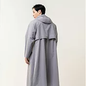 MECOVER Pro｜ TORAY集團東麗酒伊南通 (TSD) 超能風雨衣 (輕量、防風、防水，日常通勤機能)- 冰川灰 M/L