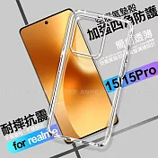 City Boss Realme 15 / 15pro 加強四角防護防摔空壓氣墊殼 單一