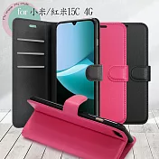 Dapad 小米 紅米15C 4G 百搭時代多卡式夾層皮套 黑色