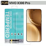 Xmart VIVO X300 Pro 薄型 9H 玻璃保護貼-非滿版 單一