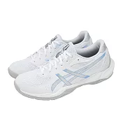 Asics 排球鞋 GEL-Rocket 12 男鞋 女鞋 白 灰 羽排鞋 室內運動 亞瑟士 1071A116104