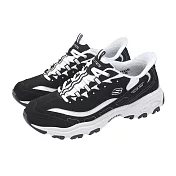 Skechers 休閒鞋 D Lites Slip-Ins 男鞋 黑 緩震 健走 老爹鞋 232667BKW