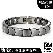 MASSA-G DECO系列【黑色浪漫】精密陶瓷健康手鍊   依賣場