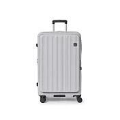 J II 26吋/前開式/PC箱體/Hinomoto靜音輪煞車功能/旅行箱/行李箱-9001-26 星辰灰