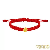 今生金飾 招財駿馬手繩 黃金串珠手繩 大人手圍約16-18公分