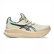 Asics 亞瑟士 GEL-Nimbus 28 [1011C127-800] 男 慢跑鞋 跑鞋 路跑 米 黑