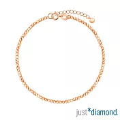 【Just Diamond】星語鍊 18K玫瑰金手鍊(網路限定)