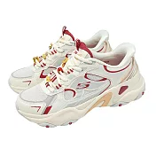 Skechers 休閒鞋 D Lites 5.0 Slip-Ins 男鞋 白 紅 新年特別款 馬年 緩衝 拼接 老爹鞋 802030WRD