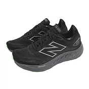 New Balance NB 慢跑鞋 Fresh Foam 680 V8 D 寬楦 女鞋 黑 灰 防水鞋面 緩衝 運動鞋 W680WBK8-D