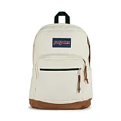 Jansport Right Pack [JS0A4QVA7S1] 後背包 經典 抗撕裂材質 筆電專用夾層 椰奶白