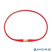 &MORE愛迪莫 Pulsation 脈動能量項鍊 (限量金色款)  M  紅色