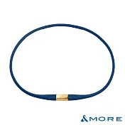 &MORE愛迪莫 Pulsation 脈動能量項鍊 (限量金色款)  M  藍色