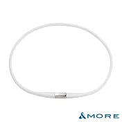 &MORE愛迪莫 Pulsation 脈動能量項鍊 (限量銀色款)  M  白色