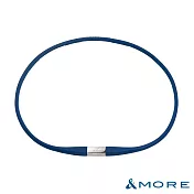 &MORE愛迪莫 Pulsation 脈動能量項鍊 (限量銀色款)  M  藍色