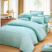 【幸福晨光】40支精梳棉 雙人七件式兩用被床罩組 / 青蘿花庭 台灣製