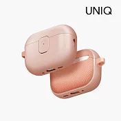 UNIQ 新加坡 Clyde 卡扣式雙料保護套 (附登山扣) AirPods Pro 第3代 粉+玫粉