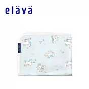 Elava 韓國 多功能包巾/蓋毯 90x90cm - 沁涼款 - 天藍小馬