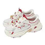 Skechers 休閒鞋 D Lites 5.0 Slip-Ins 女鞋 白 紅 新年特別款 馬年 輕量 老爹鞋 800033WRD