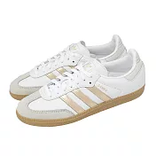 adidas 休閒鞋 Samba OG W 女鞋 白 金 德訓鞋 復古 愛迪達 IH9127