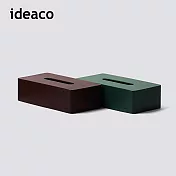 【日本ideaco】box grande 面紙盒- 酒紅