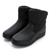 MOONSTAR月星 雪地止滑防水保暖靴 JP22.5 黑