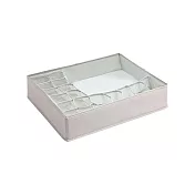 BESTHOT 三合一內衣褲分隔收納 淺米白