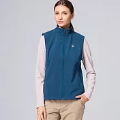 【荒野wildland】女彈性超輕三層山旅機能背心 134孔雀藍 S 134孔雀藍