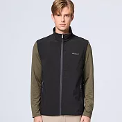 【荒野wildland】男彈性超輕三層山旅機能背心148皇室黑 XL 148皇室黑